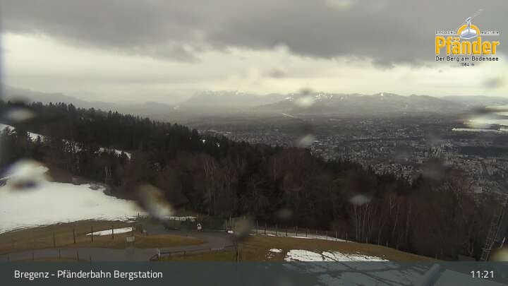 Archived image Webcam Bregenz - Panoramic View from Pfänder Top Station