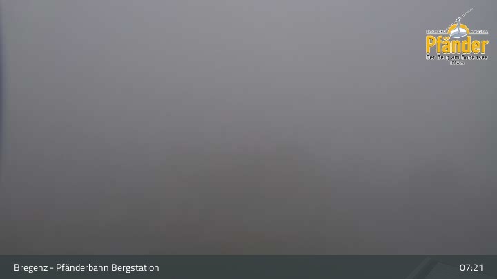 Archiv Foto Webcam Bregenz: Blick vom Pfänder auf den Bodensee