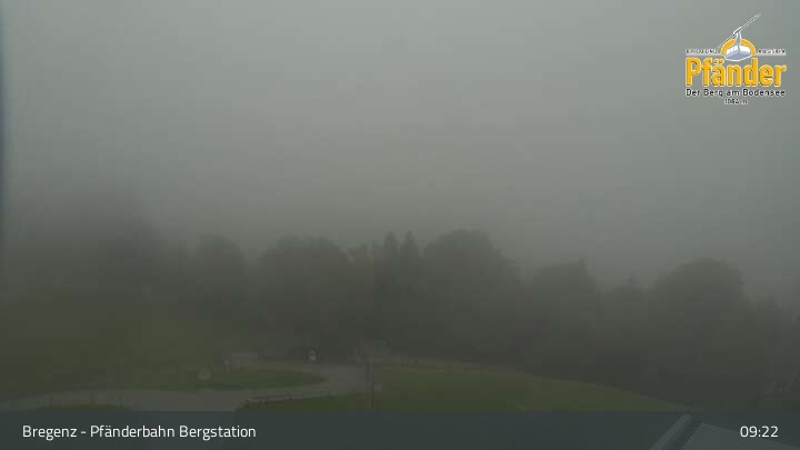 Archiv Foto Webcam Bregenz: Blick vom Pfänder auf den Bodensee