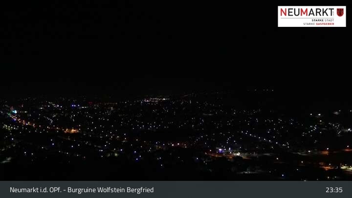 Archiv Foto Webcam Neumarkt in der Oberpfalz: Ausblick Burgruine Wolfstein