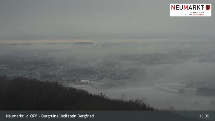 Archiv Foto Webcam Neumarkt in der Oberpfalz: Ausblick Burgruine Wolfstein