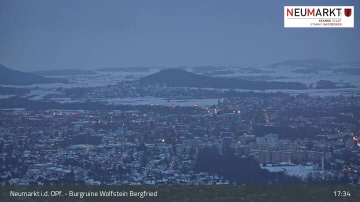 Archiv Foto Webcam Neumarkt in der Oberpfalz: Ausblick Burgruine Wolfstein