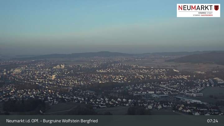 Archiv Foto Webcam Neumarkt in der Oberpfalz: Ausblick Burgruine Wolfstein