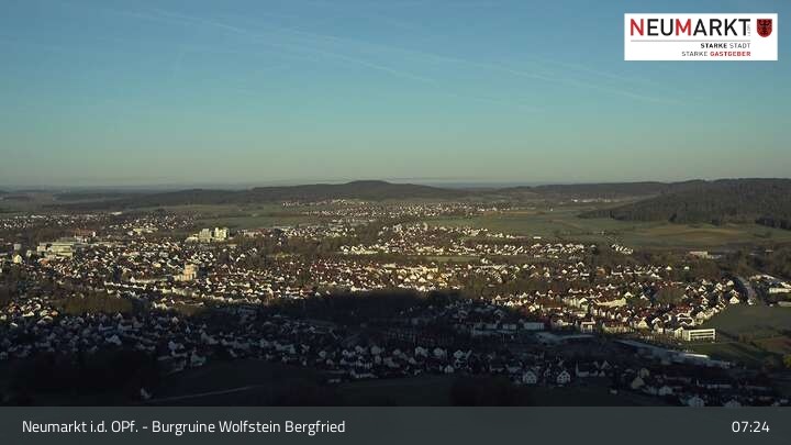 Archiv Foto Webcam Neumarkt in der Oberpfalz: Ausblick Burgruine Wolfstein