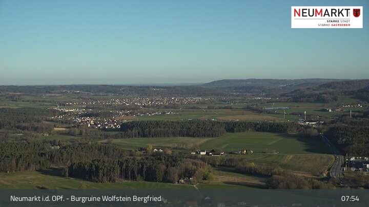 Archiv Foto Webcam Neumarkt in der Oberpfalz: Ausblick Burgruine Wolfstein
