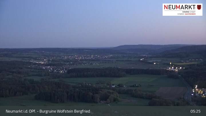Archiv Foto Webcam Neumarkt in der Oberpfalz: Ausblick Burgruine Wolfstein