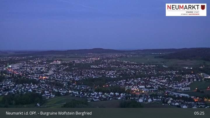 Archiv Foto Webcam Neumarkt in der Oberpfalz: Ausblick Burgruine Wolfstein