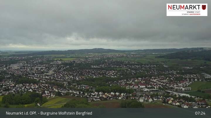 Archiv Foto Webcam Neumarkt in der Oberpfalz: Ausblick Burgruine Wolfstein