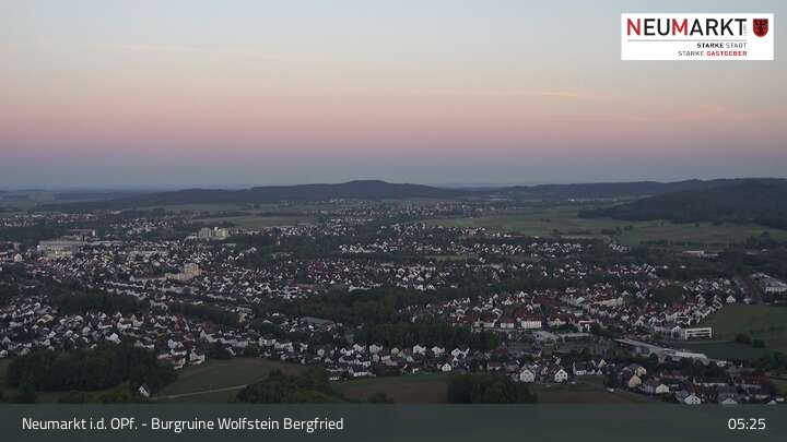 Archived image Webcam Neumarkt - View Wolfstein Castle