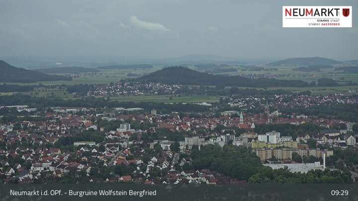 Archiv Foto Webcam Neumarkt in der Oberpfalz: Ausblick Burgruine Wolfstein