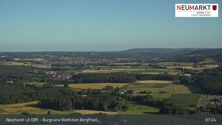 Archiv Foto Webcam Neumarkt in der Oberpfalz: Ausblick Burgruine Wolfstein