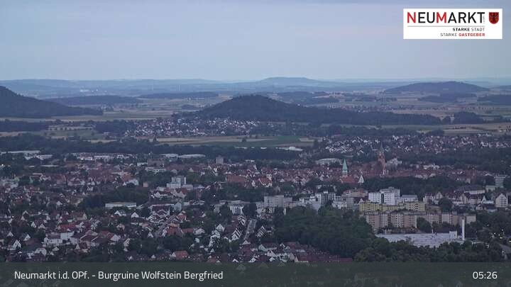 Archiv Foto Webcam Neumarkt in der Oberpfalz: Ausblick Burgruine Wolfstein