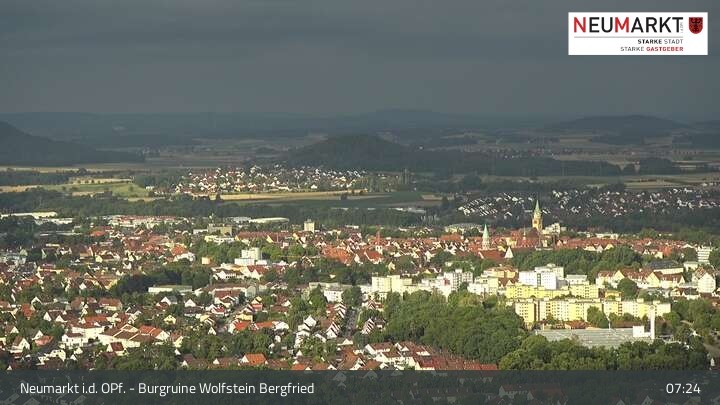 Archiv Foto Webcam Neumarkt in der Oberpfalz: Ausblick Burgruine Wolfstein