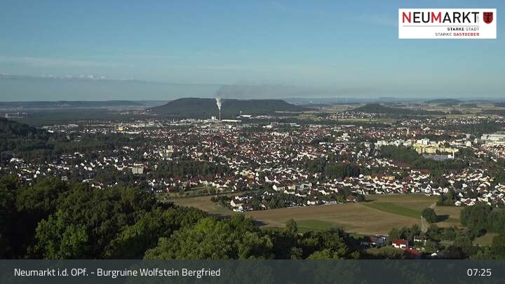 Archiv Foto Webcam Neumarkt in der Oberpfalz: Ausblick Burgruine Wolfstein
