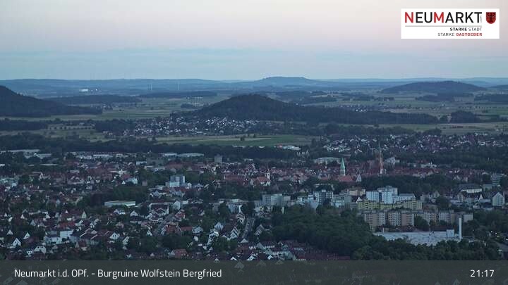 Archiv Foto Webcam Neumarkt in der Oberpfalz: Ausblick Burgruine Wolfstein