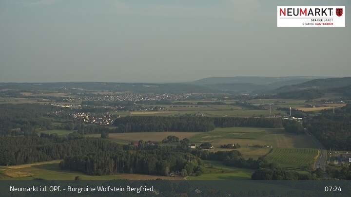 Archiv Foto Webcam Neumarkt in der Oberpfalz: Ausblick Burgruine Wolfstein