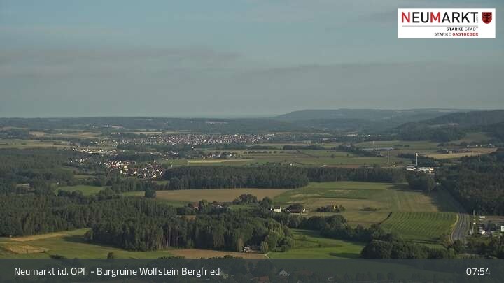 Archiv Foto Webcam Neumarkt in der Oberpfalz: Ausblick Burgruine Wolfstein