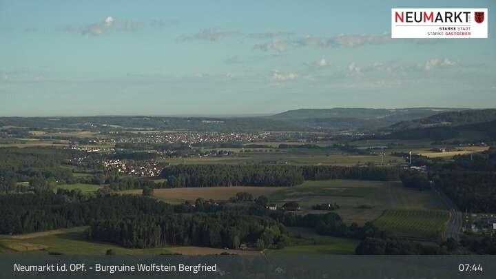 Archiv Foto Webcam Neumarkt in der Oberpfalz: Ausblick Burgruine Wolfstein