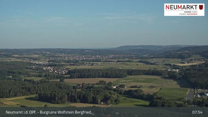 Archiv Foto Webcam Neumarkt in der Oberpfalz: Ausblick Burgruine Wolfstein