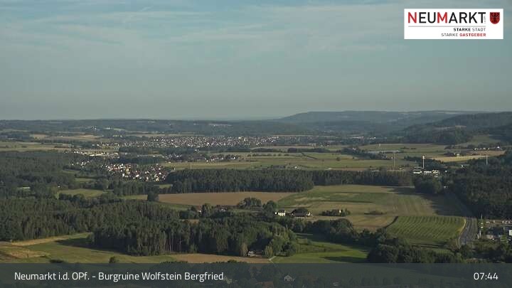 Archiv Foto Webcam Neumarkt in der Oberpfalz: Ausblick Burgruine Wolfstein