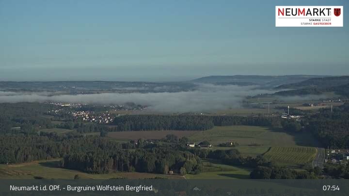 Archived image Webcam Neumarkt - View Wolfstein Castle