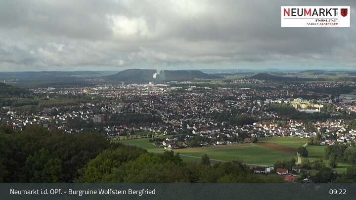 Archiv Foto Webcam Neumarkt in der Oberpfalz: Ausblick Burgruine Wolfstein