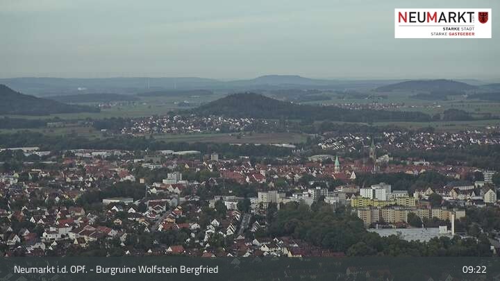 Archived image Webcam Neumarkt - View Wolfstein Castle