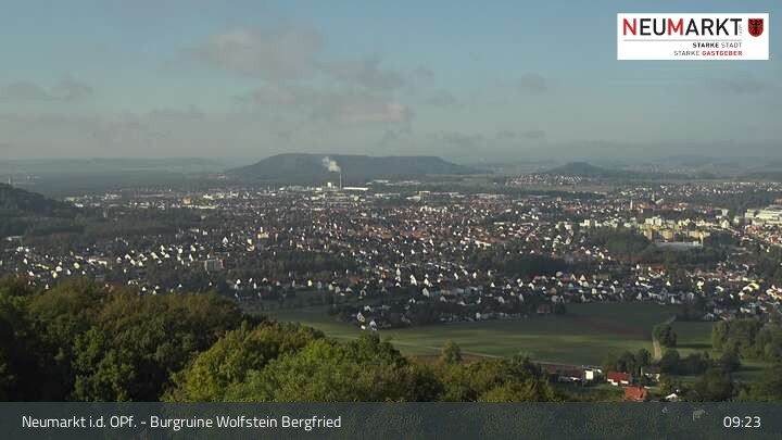 Archiv Foto Webcam Neumarkt in der Oberpfalz: Ausblick Burgruine Wolfstein