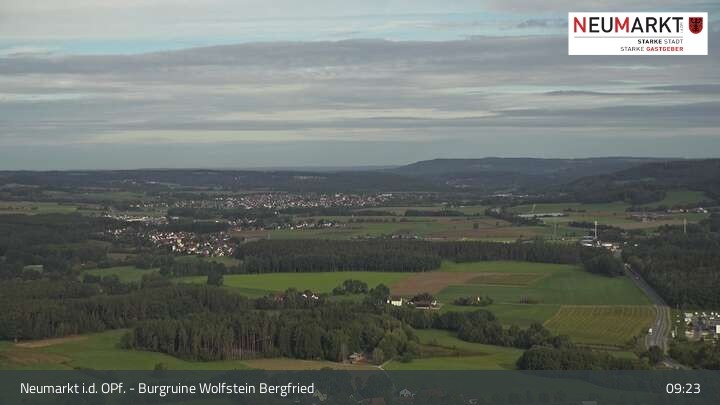 Archiv Foto Webcam Neumarkt in der Oberpfalz: Ausblick Burgruine Wolfstein