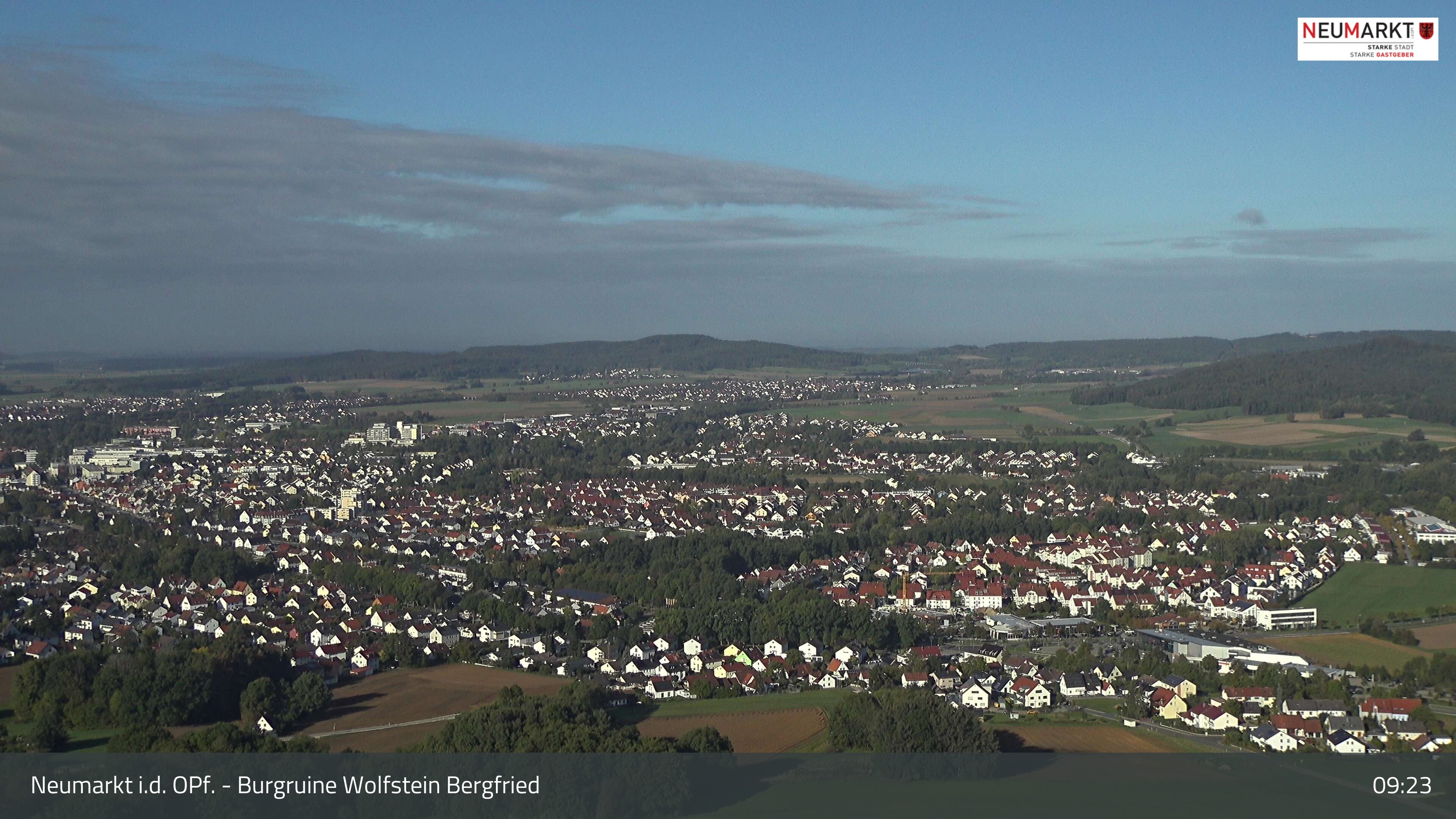 Archiv Foto Webcam Neumarkt in der Oberpfalz: Ausblick Burgruine Wolfstein