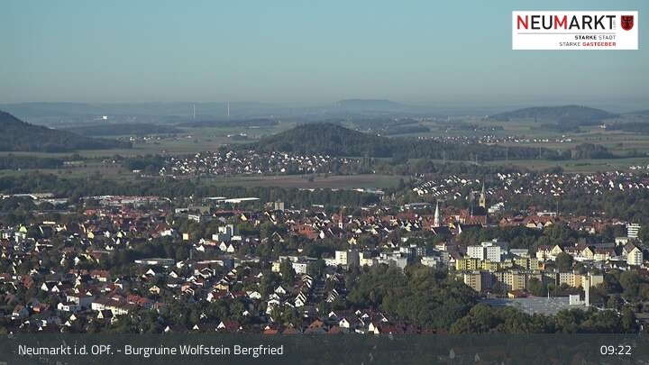 Archiv Foto Webcam Neumarkt in der Oberpfalz: Ausblick Burgruine Wolfstein