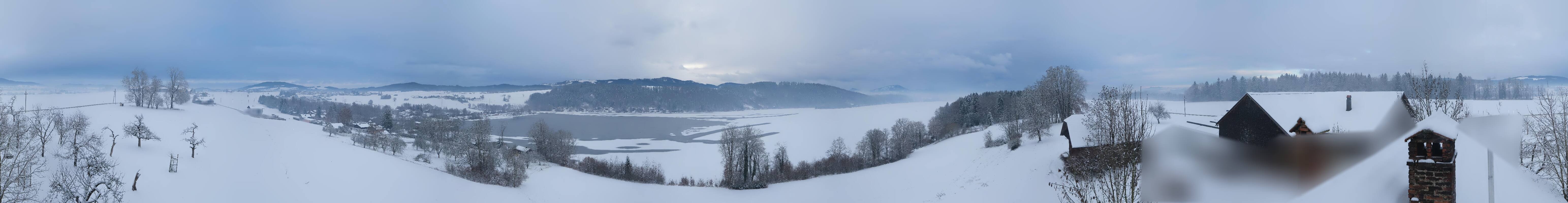 Archiv Foto Webcam Wallersee: Blick auf Neumarkt die Ostbucht