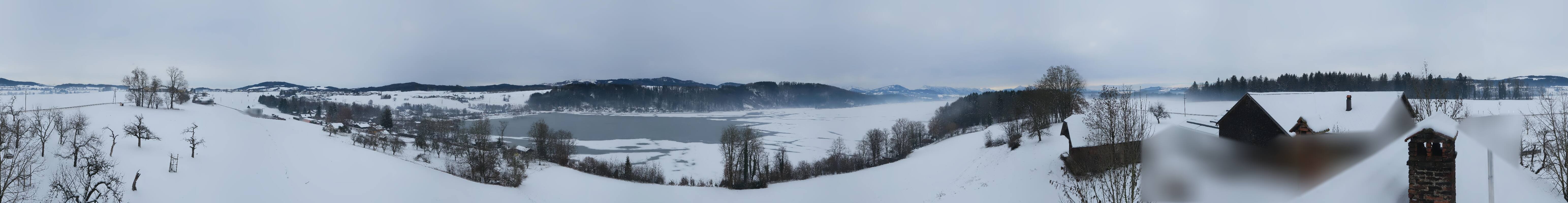 Archiv Foto Webcam Wallersee: Blick auf Neumarkt die Ostbucht