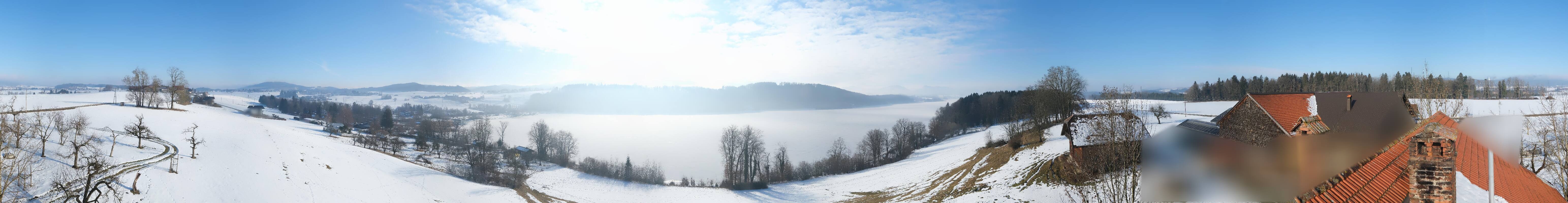 Archiv Foto Webcam Wallersee: Blick auf Neumarkt die Ostbucht
