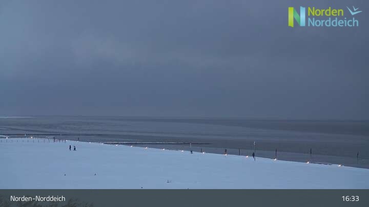 Archived image Webcam Norddeich Beach