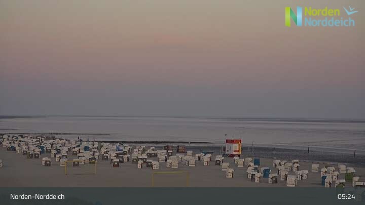 Archiv Foto Webcam Strand Norddeich