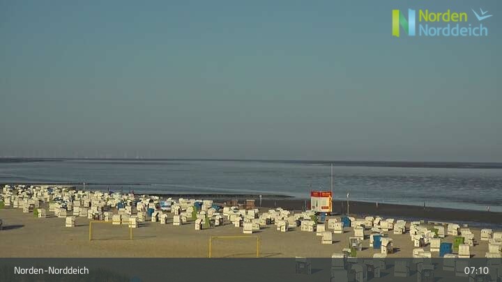 Archiv Foto Webcam Strand Norddeich