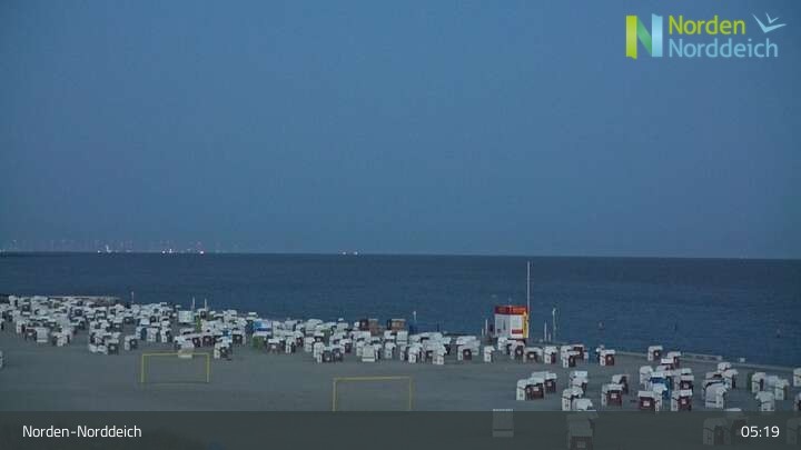 Archiv Foto Webcam Strand Norddeich