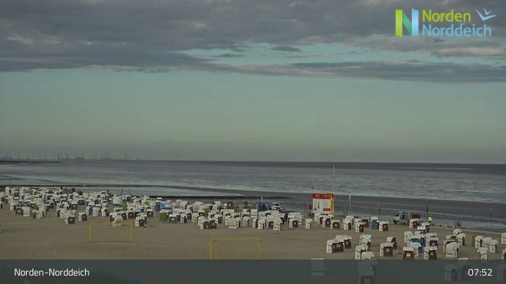 Archiv Foto Webcam Strand Norddeich