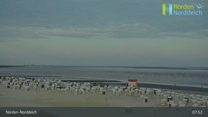 Archiv Foto Webcam Strand Norddeich