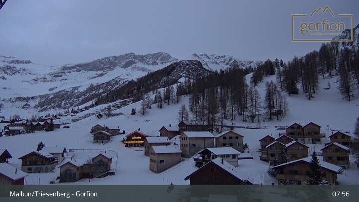 Archiv Foto Webcam Malbun: Hotel Gorfion