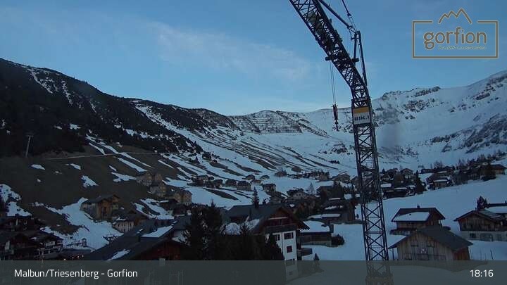 Archiv Foto Webcam Malbun: Hotel Gorfion
