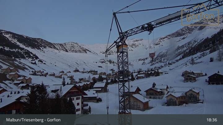 Archiv Foto Webcam Malbun: Hotel Gorfion