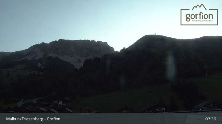 Archiv Foto Webcam Malbun: Hotel Gorfion
