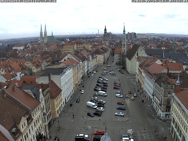 Archiv Foto Webcam Görlitz: Obermarkt