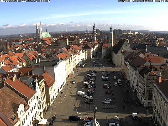 Archiv Foto Webcam Görlitz: Obermarkt