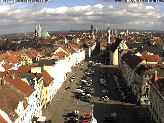 Archiv Foto Webcam Görlitz: Obermarkt