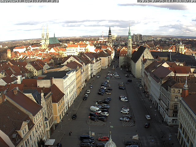 Archiv Foto Webcam Görlitz: Obermarkt