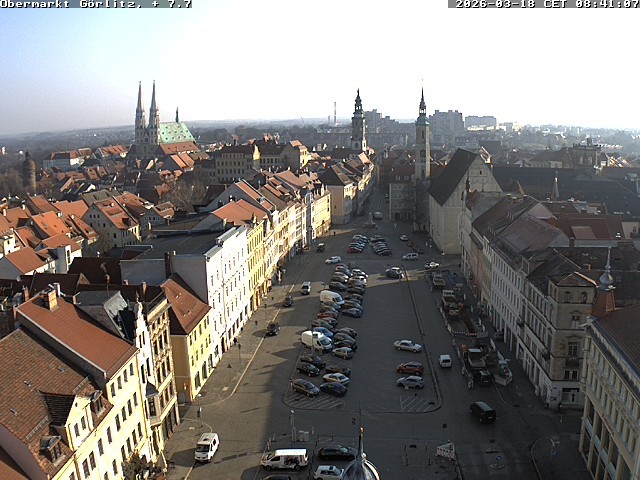 Archiv Foto Webcam Görlitz: Obermarkt