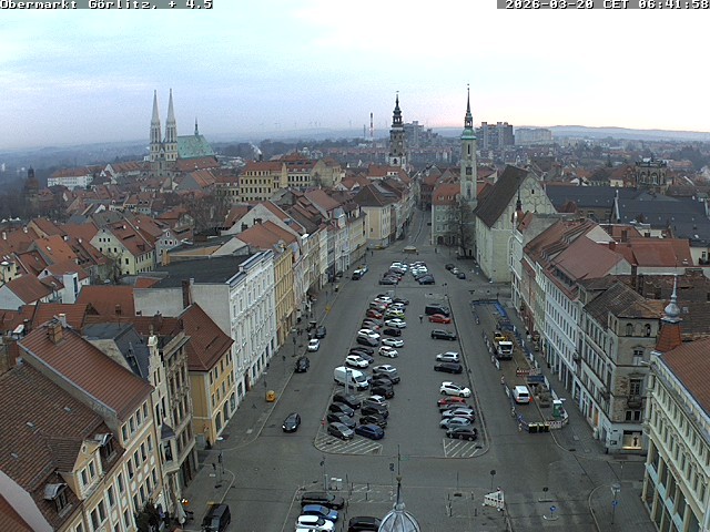 Archiv Foto Webcam Görlitz: Obermarkt
